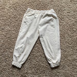 A new day high rise cream sweatpants